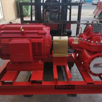 MÁY BƠM CHỮA CHÁY KIỂU NGANG MODEL: FRNHSC125-80-200 300GPM 54-81PSI